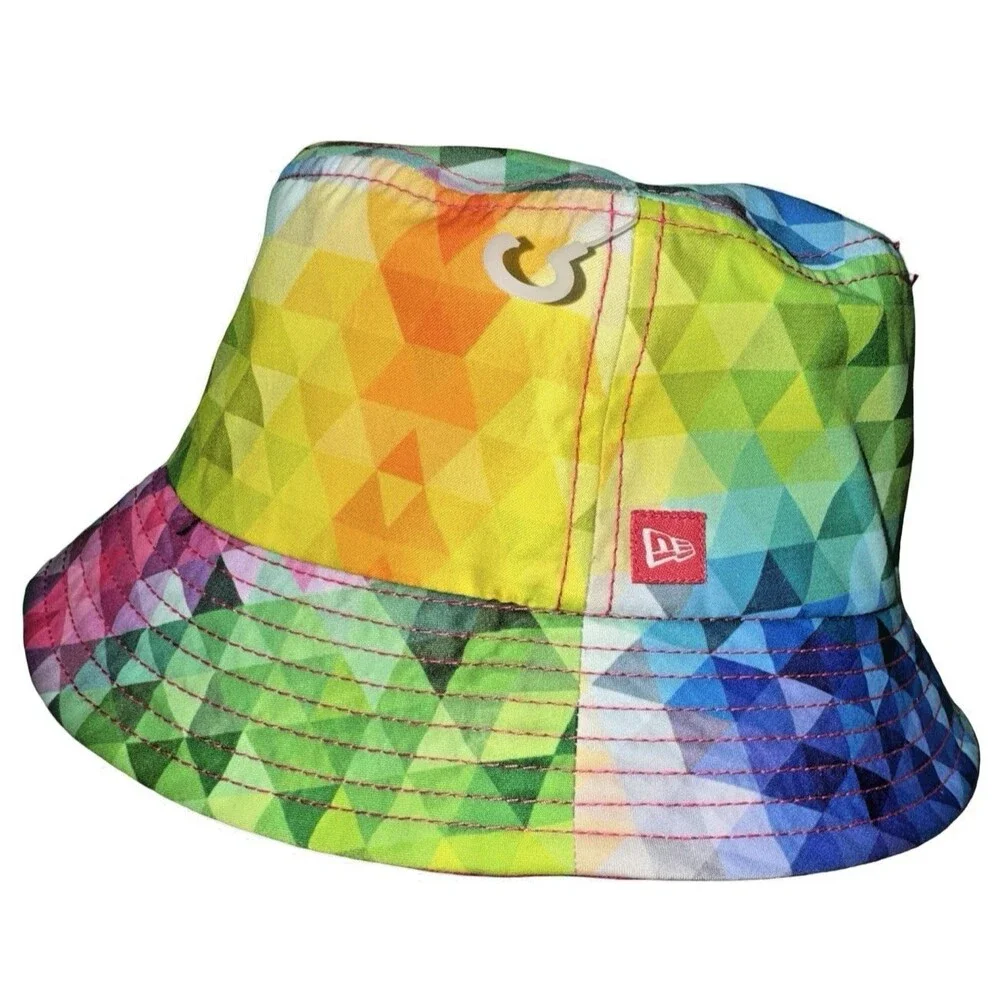 LA Kings Youth Kids Bucket Hat NHL New Era Gem Geometric Multicolor Official New
